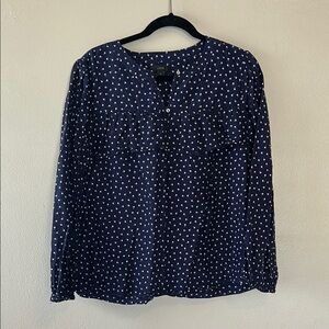 Navy Blue Cherry Women's Top